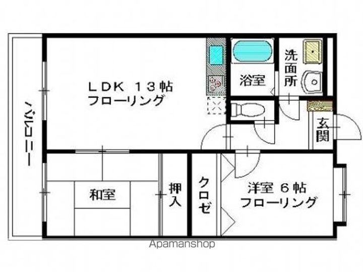 ウエストビレッジ21の間取り