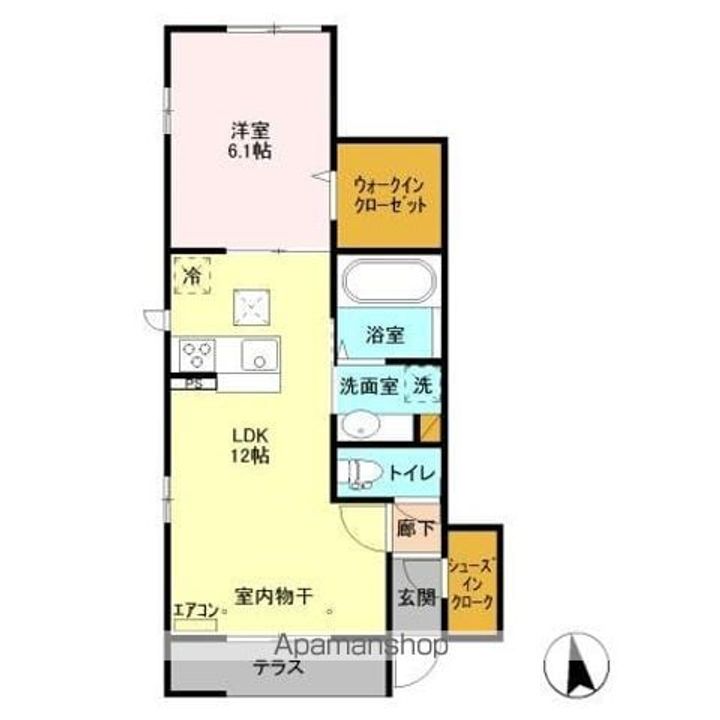 グランドソレイユIの間取り