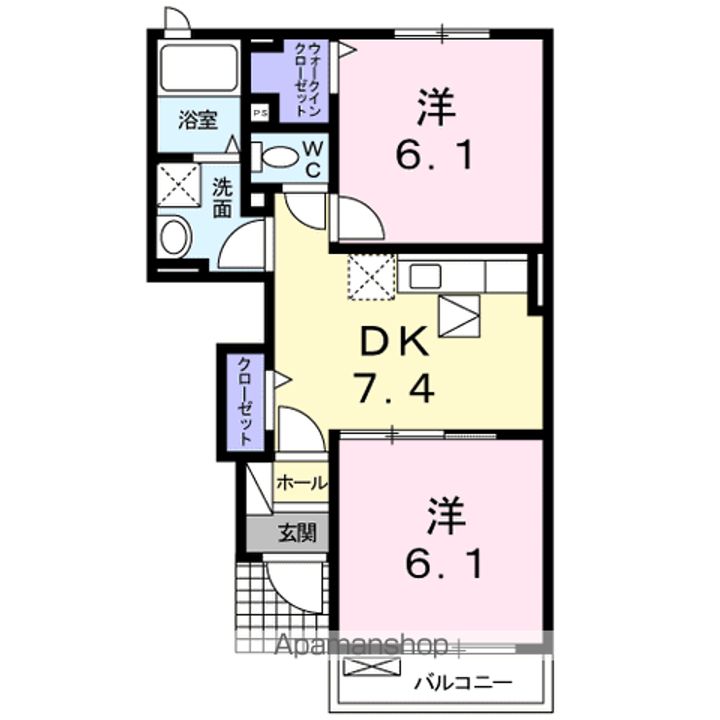 グラース・ベルCの間取り
