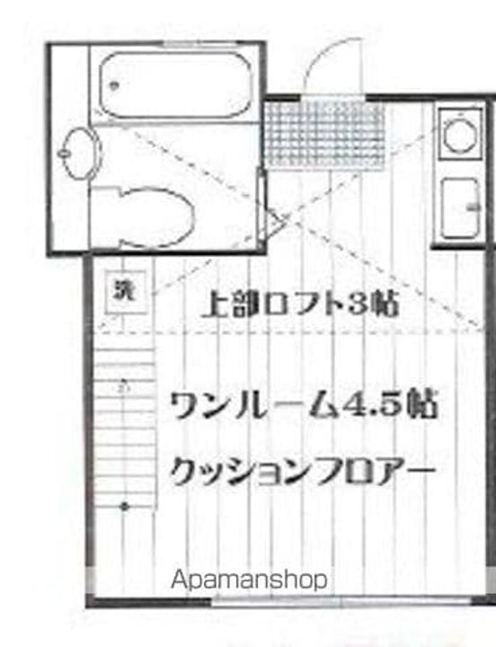 東京都練馬区豊玉上1丁目の賃貸アパートの間取り