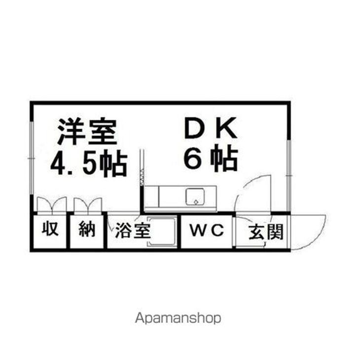 コーポ並木202の間取り