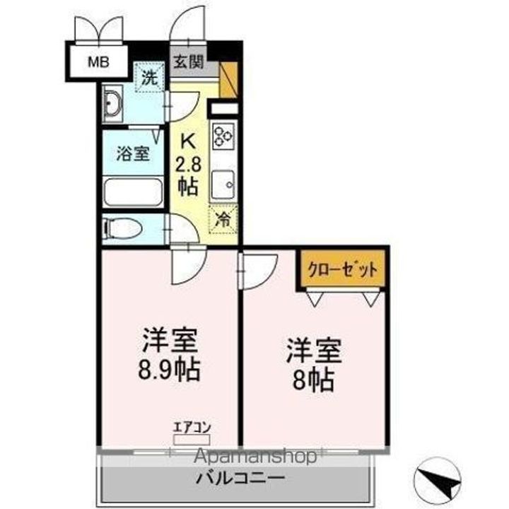 アーバンシャトー千葉中央の間取り