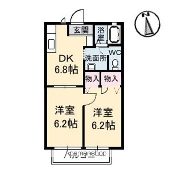 グリーンコートKの間取り