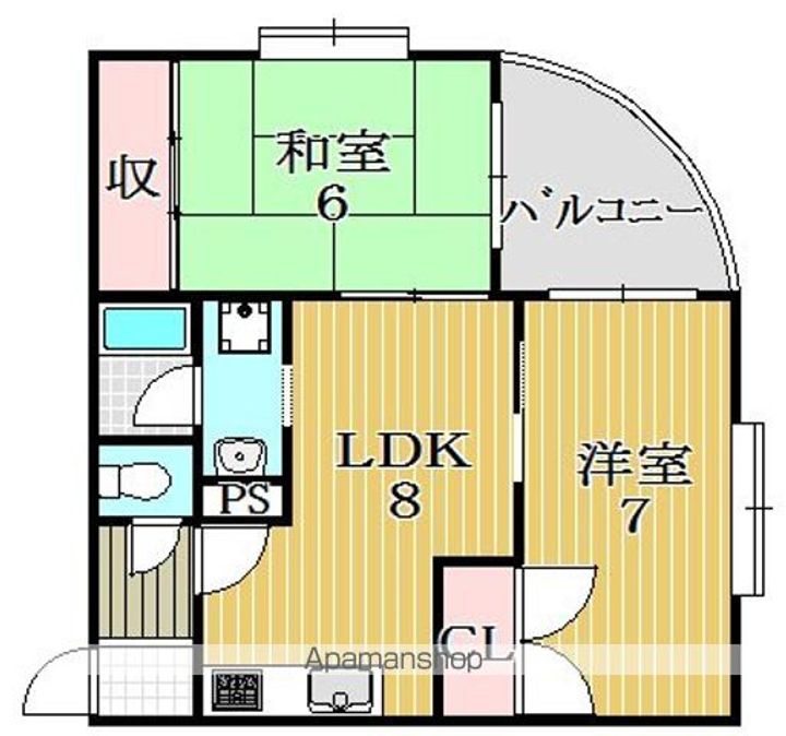 メゾンドルナの間取り