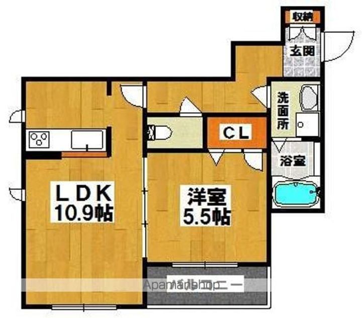 WIND VALLEY Ⅲ番館の間取り