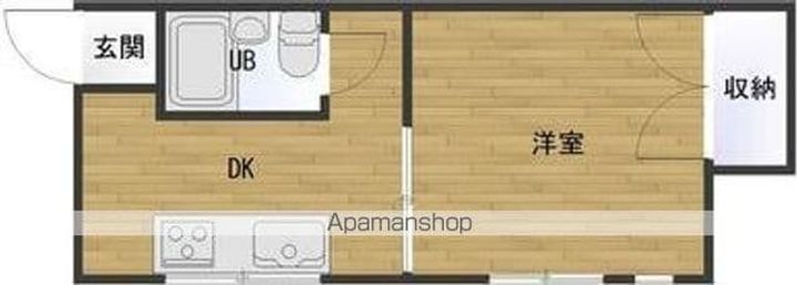 香川県高松市木太町の賃貸アパートの間取り