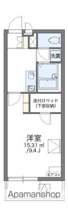 レオパレスアイ ステイつくばの間取り