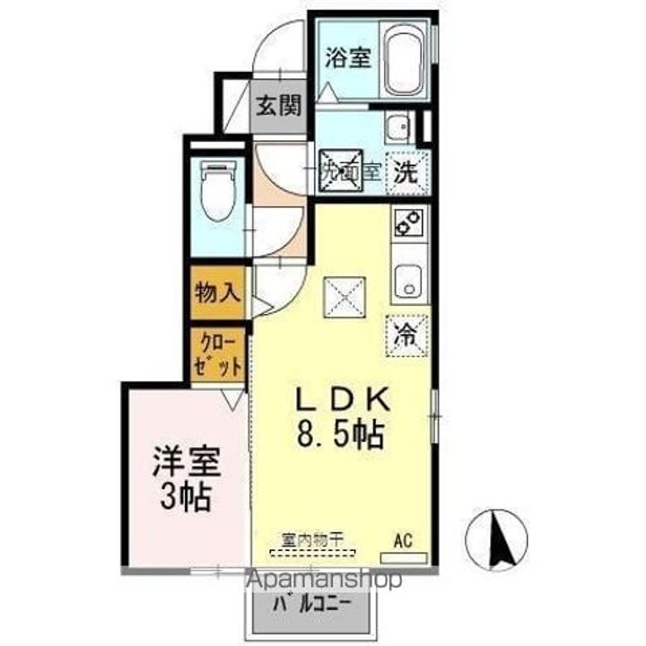 グラディスの間取り