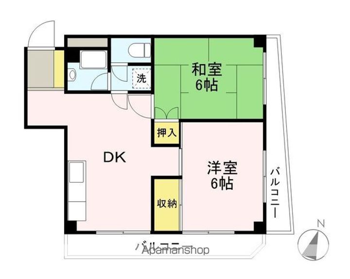 スカイハイツ富士見の間取り