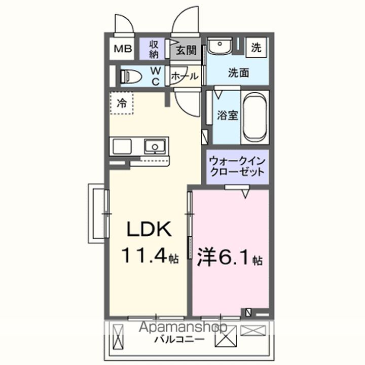 ヴィラバースの間取り