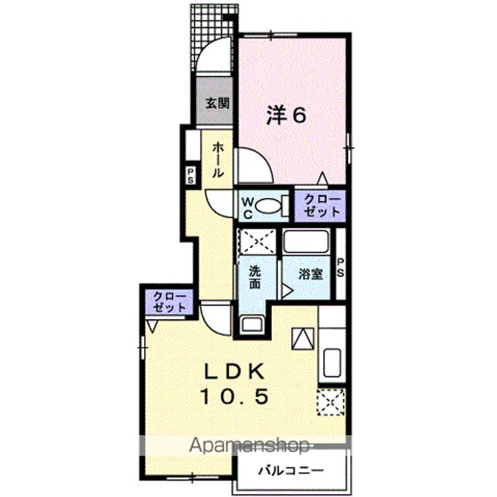 シャンテ・フルールの間取り