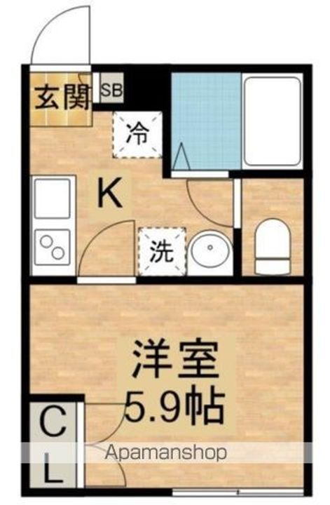 早稲田鶴巻町IMAハウスの間取り