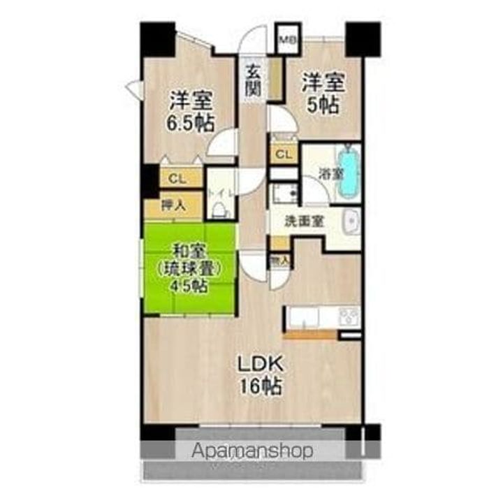 CITY SPIRE難波グレイスの間取り