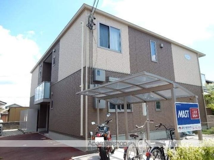 岡山県岡山市南区妹尾の賃貸アパートの外観