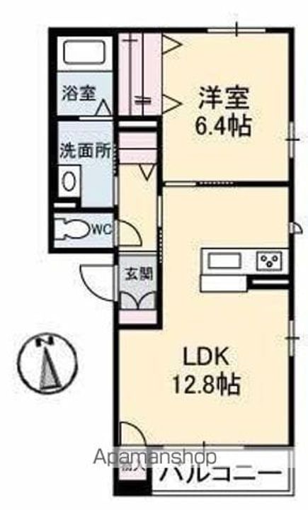 ベレオたまもの間取り