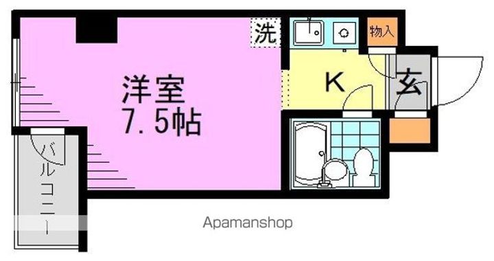 東京都杉並区阿佐谷南1丁目の賃貸マンションの間取り