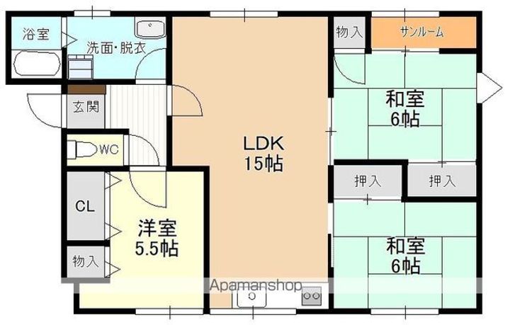 メイユール・メゾンA・Bの間取り