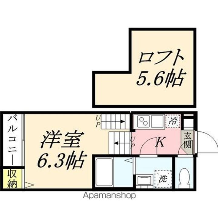 ハーモニーテラス筥松Ⅳの間取り