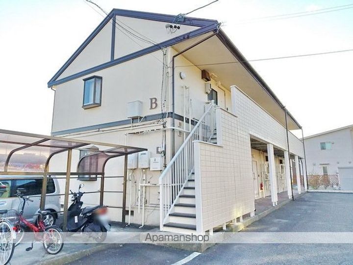 長野県松本市南原1丁目の賃貸アパートの外観