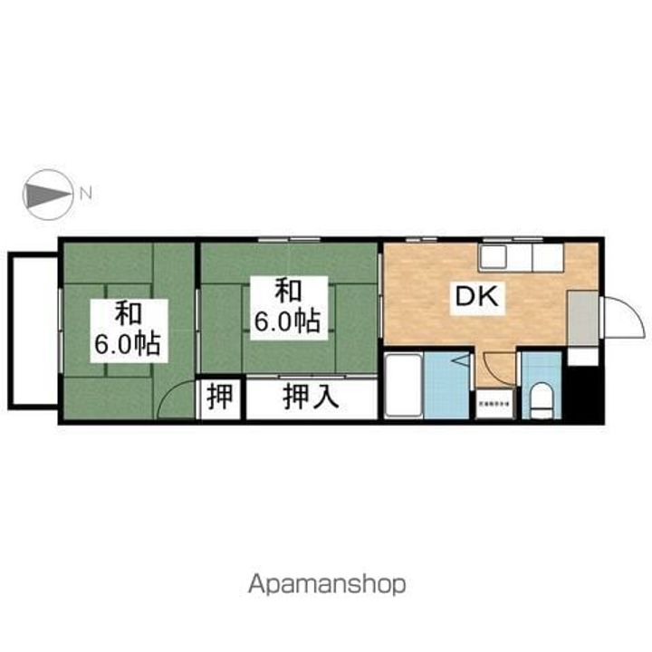 ロワール石川橋302の間取り