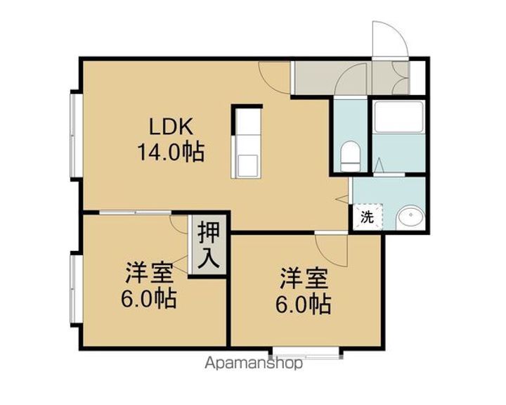 レインボーハウス澄川Ⅴ203の間取り
