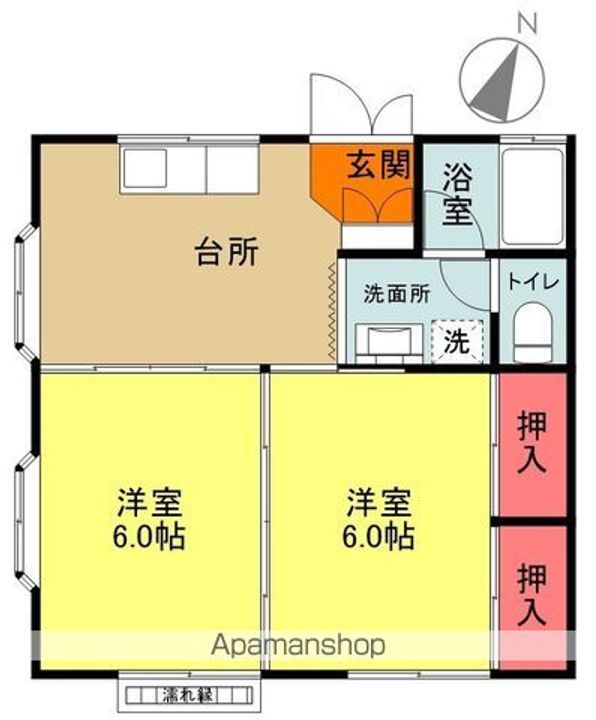 シャトリエⅠ・Ⅱの間取り