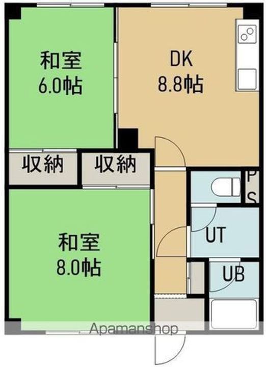 ハイデンス日吉Ⅰ307の間取り