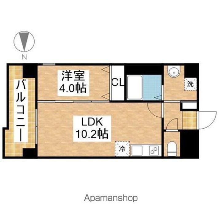愛知県名古屋市千種区今池3丁目の賃貸マンションの間取り