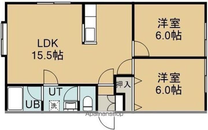 ラ・メゾン・ボワの間取り