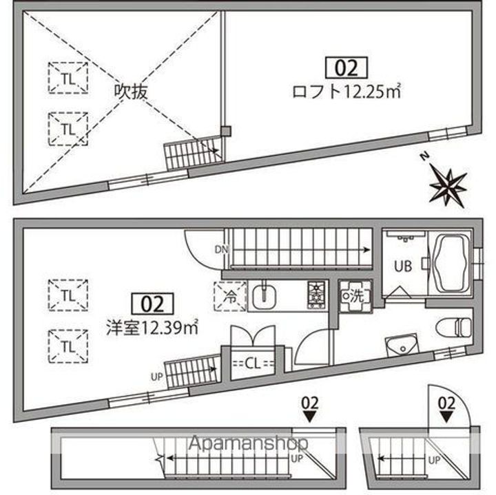 グランエッグス池尻大橋の間取り