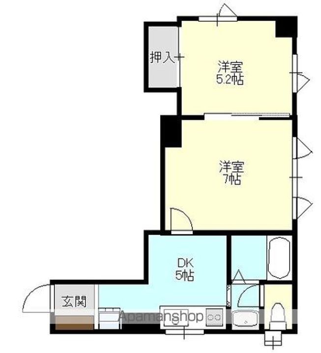 マンションUA2の間取り