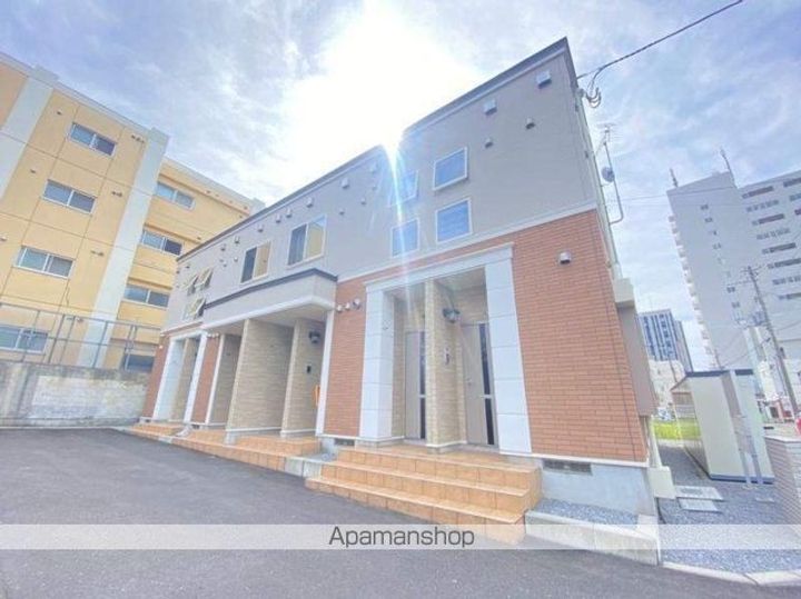 北海道函館市本町の賃貸アパートの外観