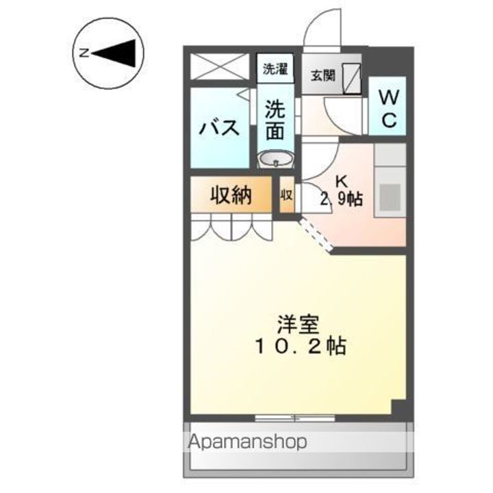 アルテリーベ202の間取り