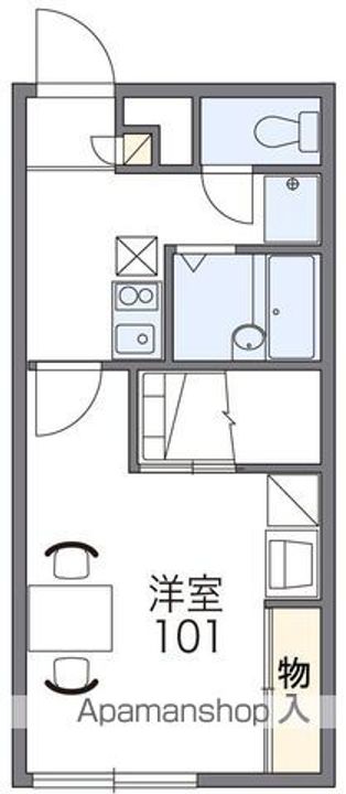北海道函館市港町3丁目の賃貸アパート209の間取り