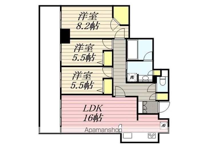 ザ・ライオンズ久留米ウェリスタワーの間取り