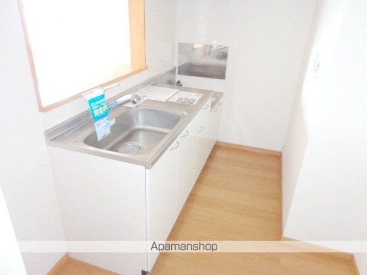 長野県松本市大字里山辺の賃貸アパートのキッチン