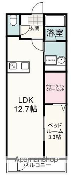 ルシェル東静岡202の間取り