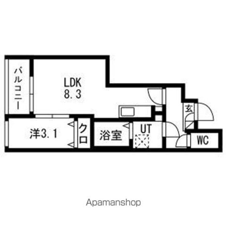 MOVE八田SOUTHの間取り