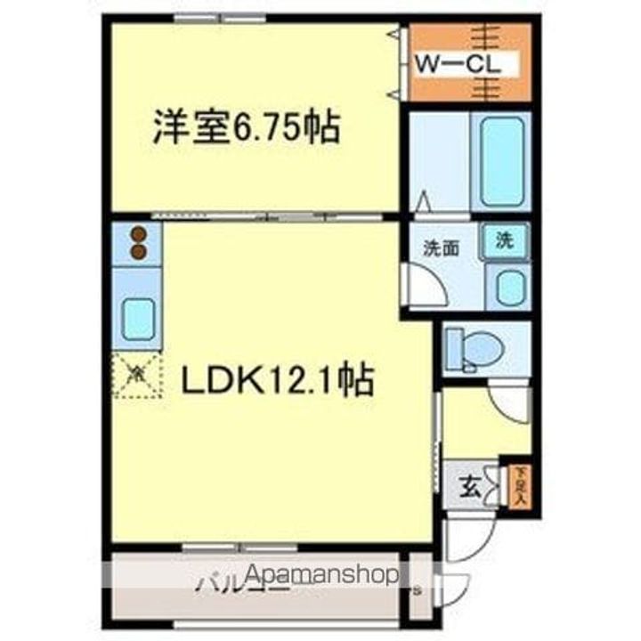 ルシクラージュの間取り
