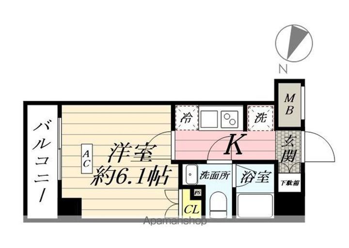 アルコバレーノ横濱鶴見(ARCOBALENO YOKOHAMATの間取り