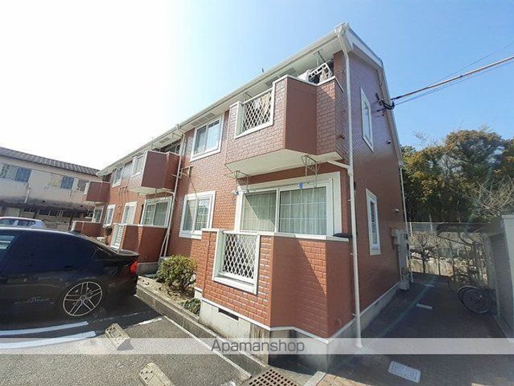 福岡県飯塚市小正の賃貸アパートの外観