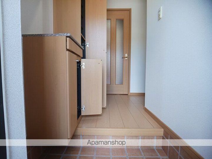 アイリスコートAの玄関