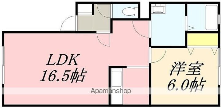 ハイツK202の間取り