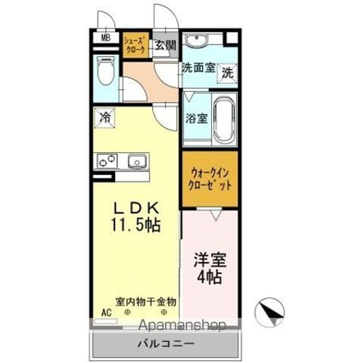 ウヴェルテュールの間取り