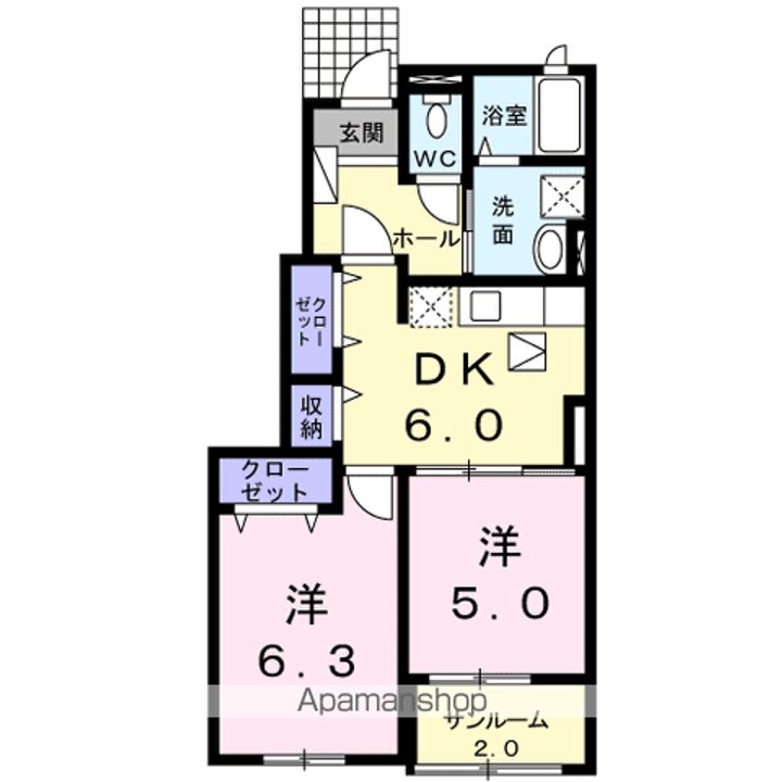 イリス ケィの間取り