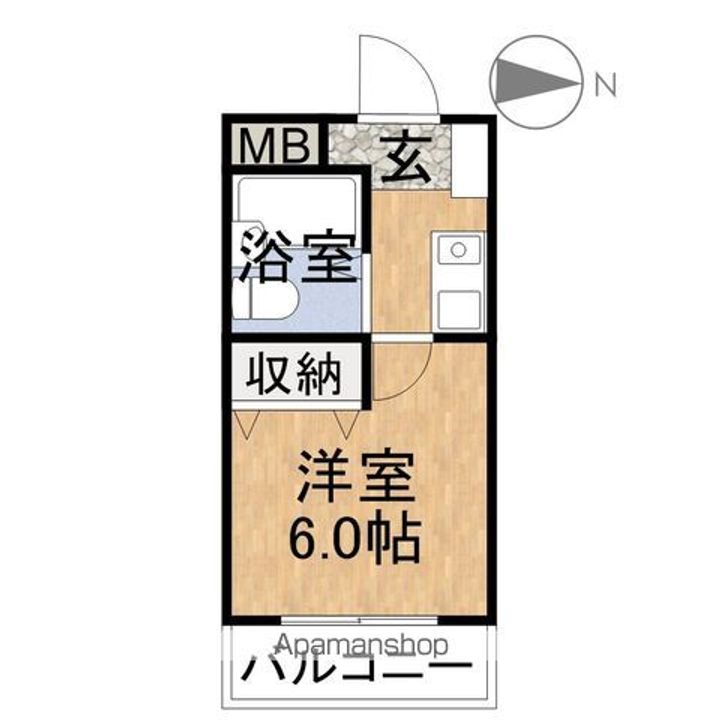 シティガーデン照手502の間取り