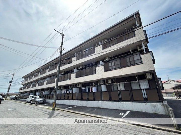 滋賀県大津市大江7丁目の賃貸マンションの外観