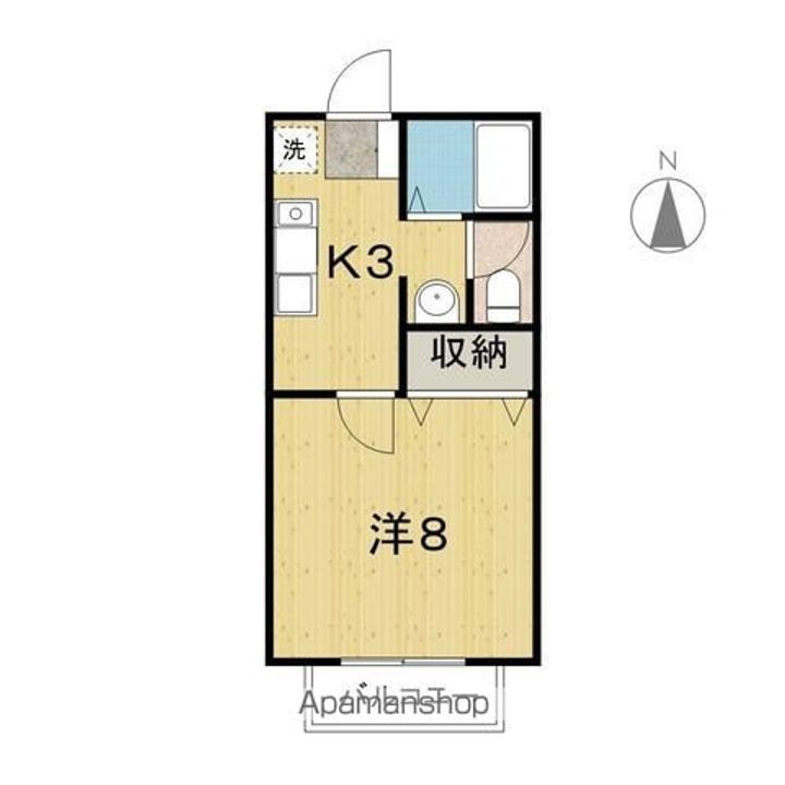 コーポクラサンⅢ102の間取り