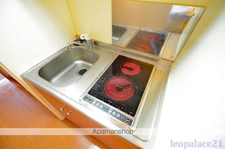 神奈川県横浜市神奈川区三ツ沢中町の賃貸アパートのキッチン