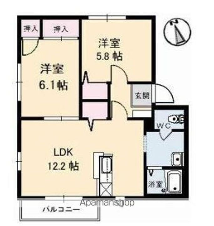 コートMT E・F棟の間取り